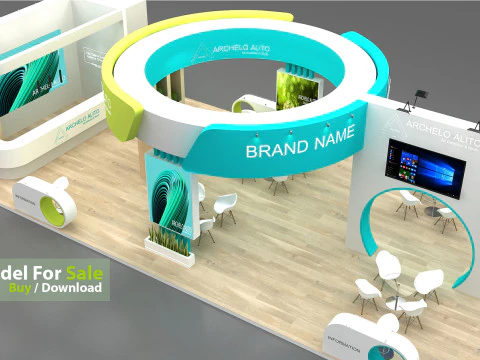 Exhibition 3D 3D Model