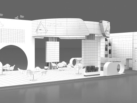 Exhibition 3D 3D Model
