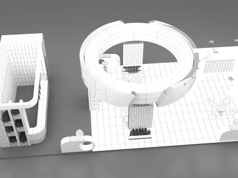 Exhibition 3D 3D Model