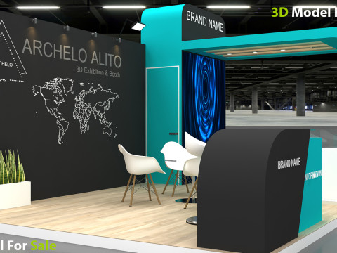 3d exhibition 3D 모델