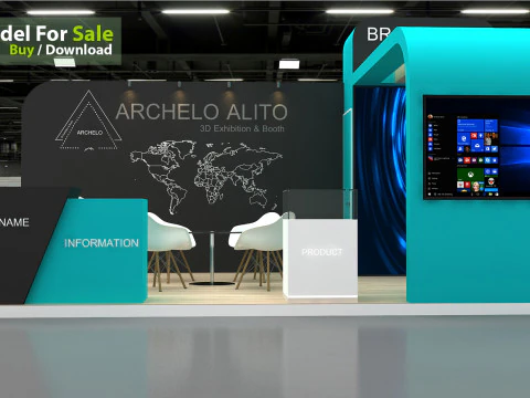 3d exhibition 3D Model