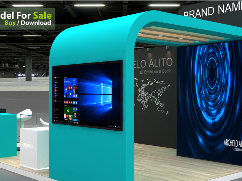 3d exhibition 3D 모델