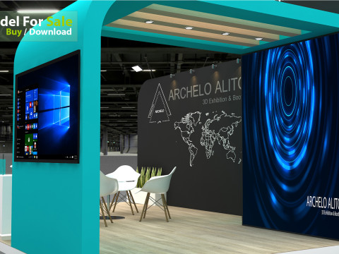 3d exhibition 3D 모델