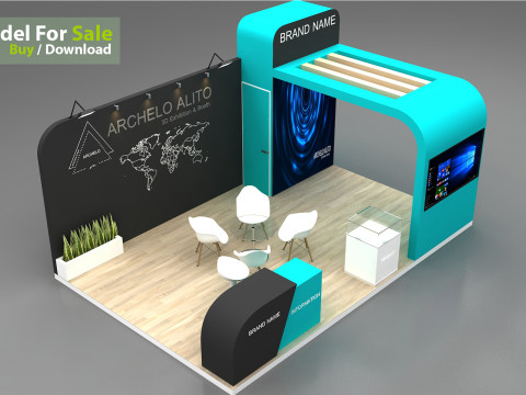 3d exhibition 3D 모델