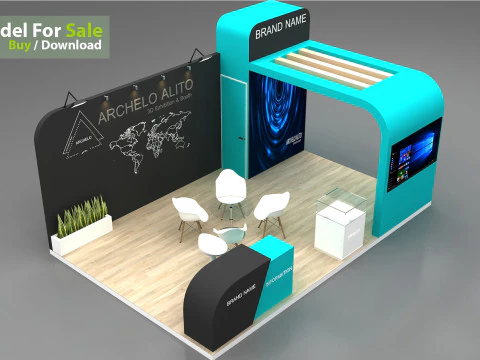 3d exhibition 3D Model
