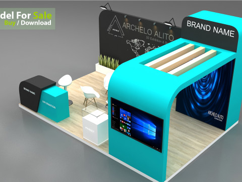 3d exhibition 3D 모델