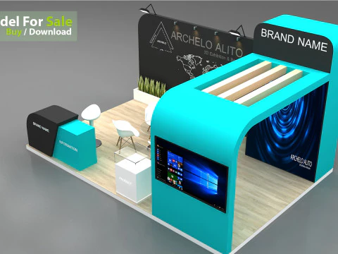3d exhibition 3D Model