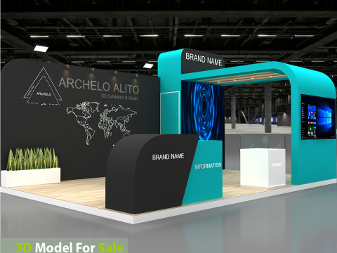 3d exhibition 3D 모델
