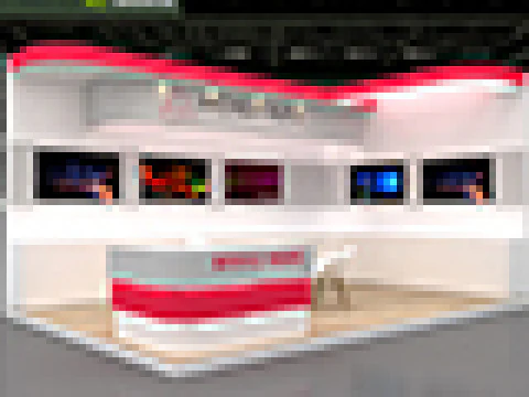 3D Booth Design 3D Model