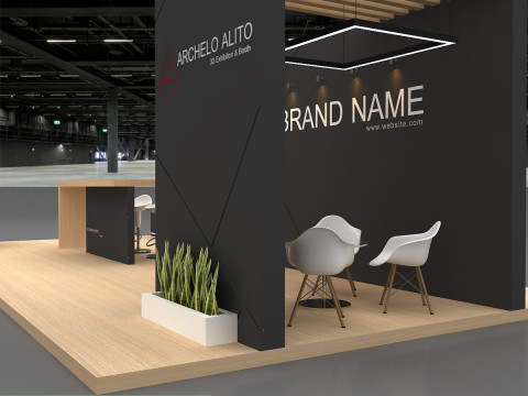 3D Stall Model Modelo 3D