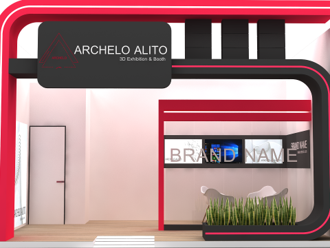 3d exhibition Modello 3D