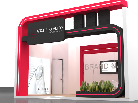 3d exhibition Modello 3D