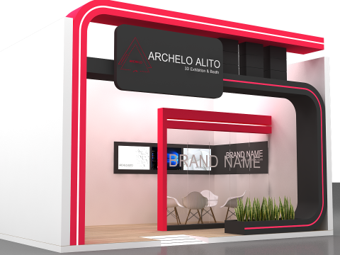 3d exhibition Modello 3D