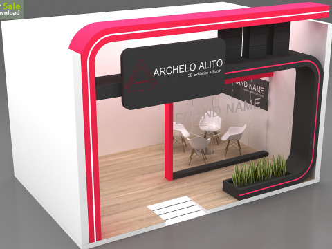 3d exhibition Modello 3D
