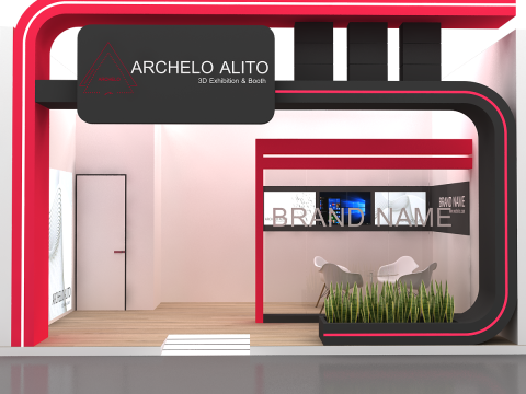 3d exhibition Modello 3D