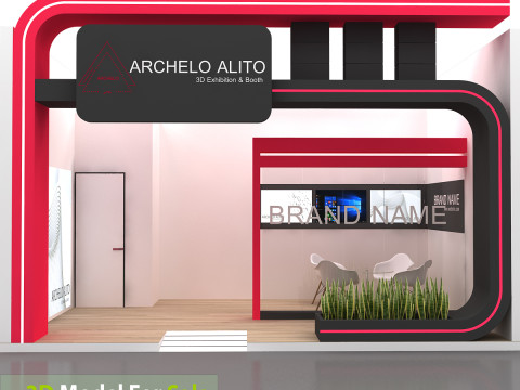 3d exhibition Modello 3D