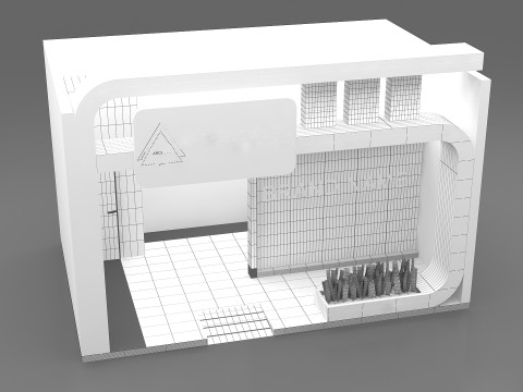 3d exhibition Modello 3D