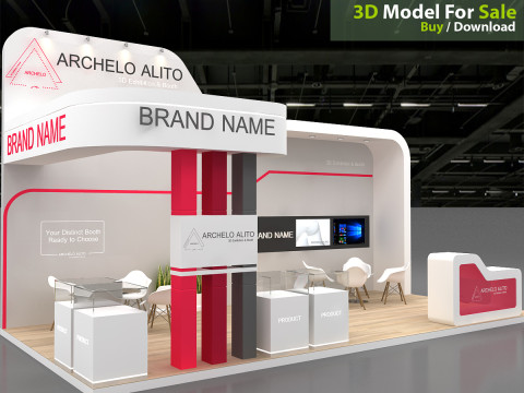 3d exhibition 3D Model