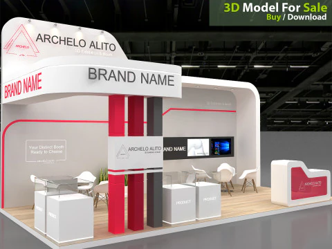 3d exhibition 3D Model