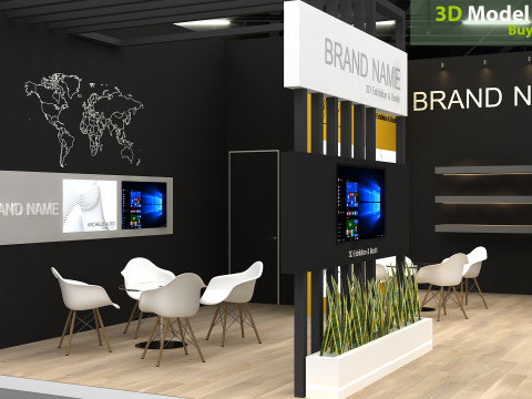 3D Exhibition Stand 3D Модель