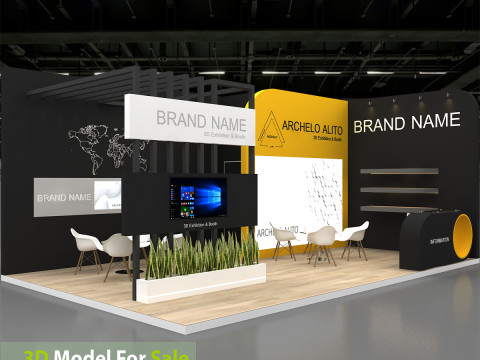 3D Exhibition Stand 3D Модель