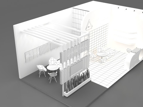 3D Exhibition Stand 3D Модель