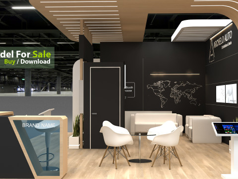 3D Exhibition Stand 3D Model