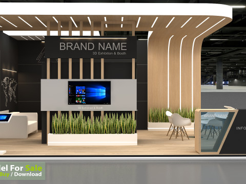3D Exhibition Stand 3D Model