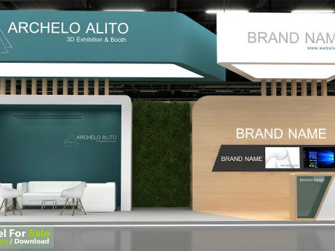 3D Exhibition Stand 3D Model