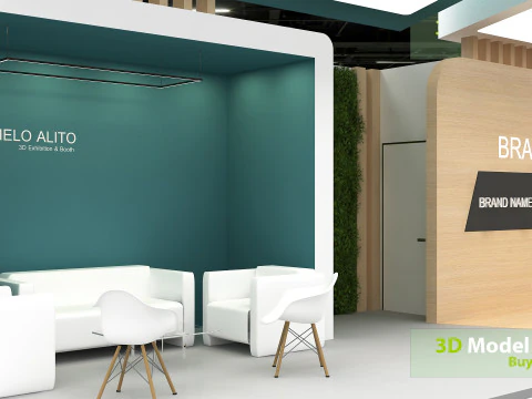 3D Exhibition Stand 3D Model