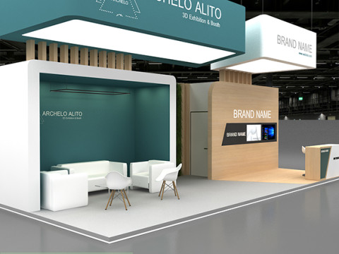 3D Exhibition Stand 3D Modell