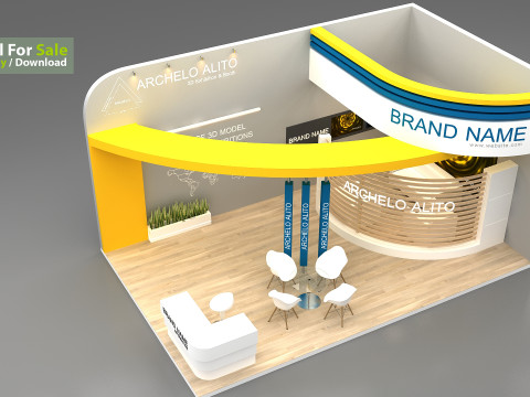 Exhibition booth tradeshow 3D 모델