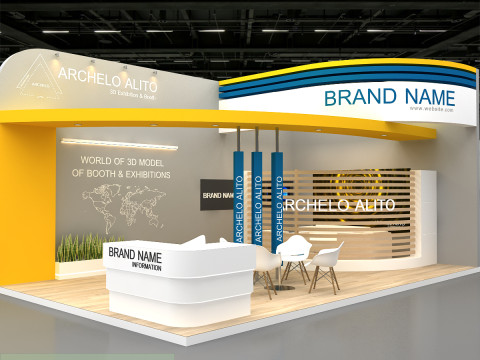 Exhibition booth tradeshow 3D 모델