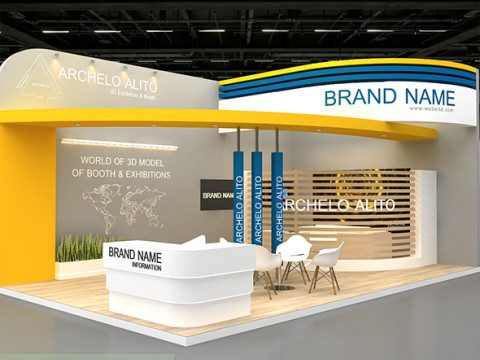 Exhibition booth tradeshow 3D 모델