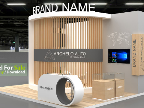 3d booth 3D Model