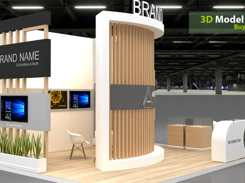 3d booth 3D Model