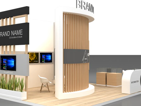 3d booth 3D Model