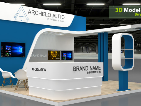 Exhibition 3D 3D मॉडल