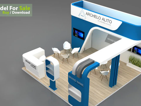 Exhibition 3D 3D Model