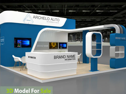 Exhibition 3D 3D Model