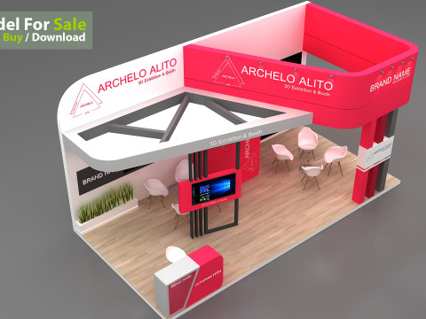3d exhibition Modèle 3D