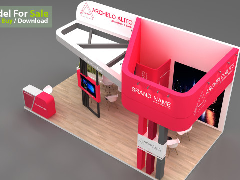 3d exhibition Modèle 3D