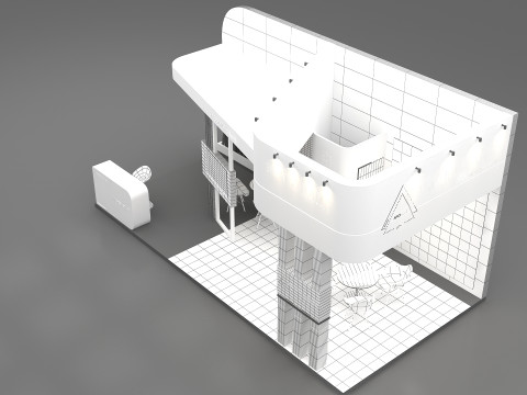3d exhibition Modèle 3D