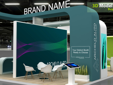 3d exhibition 3D Model