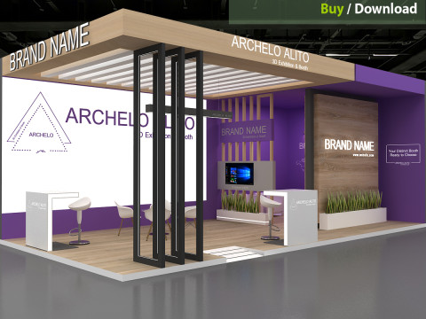 Стенд 3D Модель