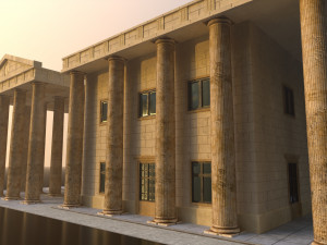 Brandenburg Gate in Berlin 3D Model