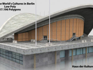 rumah budaya dunia di berlin Model 3D