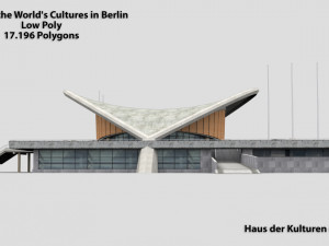 house of the worlds cultures in berlin Modelo 3D