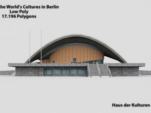 house of the worlds cultures in berlin Modelo 3D
