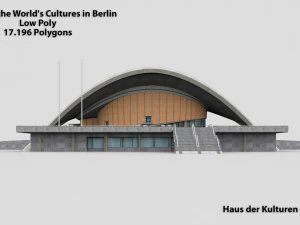 house of the worlds cultures in berlin 3D Model